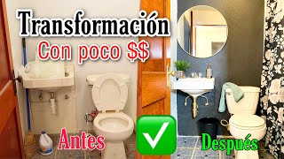 TRANSFORMA TU BAÑO VIEJO A MODERNO CON MUY POCO DINERO! ✅