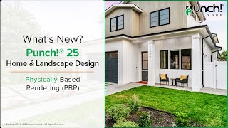 What's New in Punch! 25 Home & Landscape Design? Physically Based Rendering (PBR) Wealth