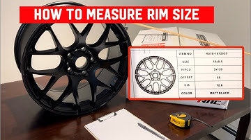 How to Measure Rim Size | Offset | Diameter | Width | Center Bore | Bolt pattern of wheel