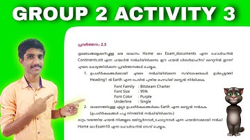 2022 SSLC IT MODEL QUESTIONS GROUP 2 ACTIVITY 3 | WRITER | SSLC IT