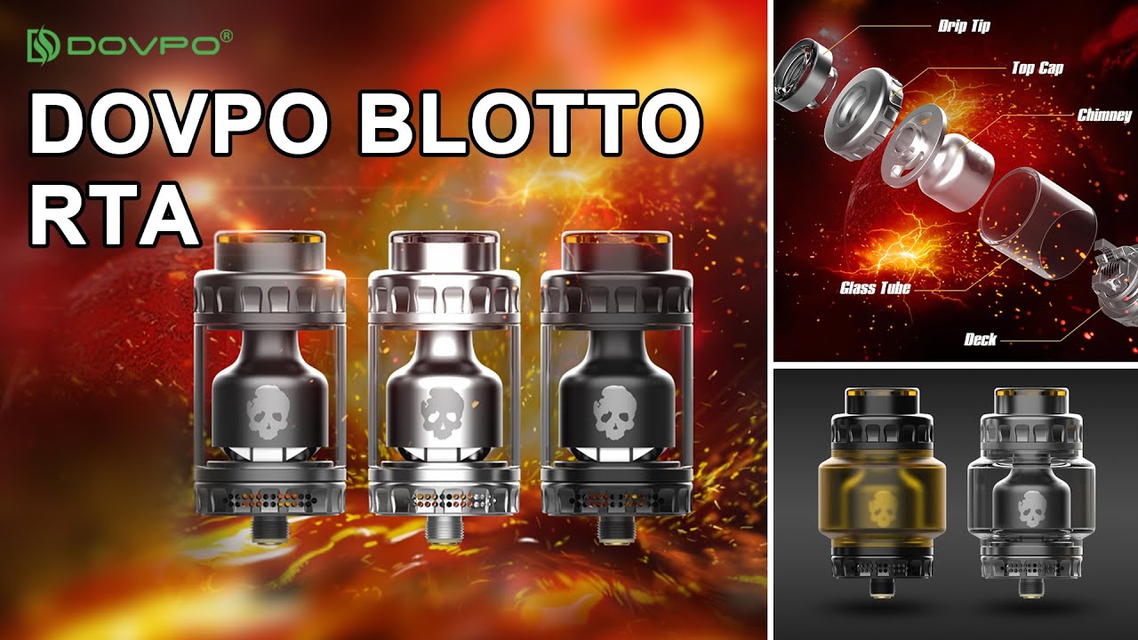 World's first RTA with 242° airflow? | DOVPO BLOTTO RTA | Elegomall
