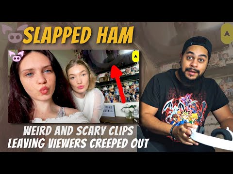 Slapped Ham | Weird and Scary Clips Leaving Viewers Creeped Out | REACTION