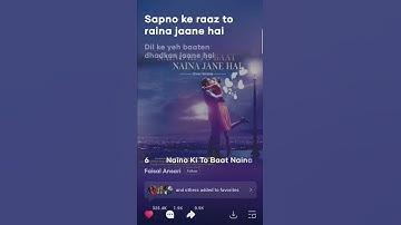 Thumbnail of Naino ki to baat naina jaane hai ( feat. Faisal Ansari ) lyrical whatsapp status #_shorts