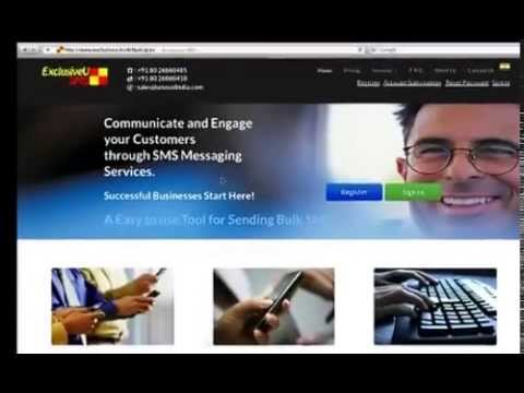 ExclusiveU SMS Portal Tutorial for sending Bulk SMS