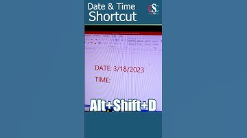 MS Wort Hack | Current Date & Time Shortcut in MS Word  हिंदी में | MS Word Trick #shorts