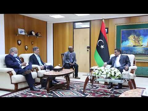 رئيس المجلس الرئاسي يستقبل وفد أمريكي برئاسة مساعد وزير الخارجية الأمريكي لشؤون الشرق الأدنى 