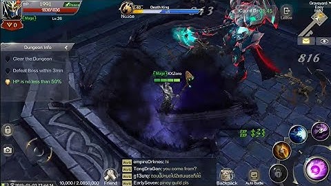 MU Origin 2 Dungeon Gameplay GRAVEYARD (Mobile)