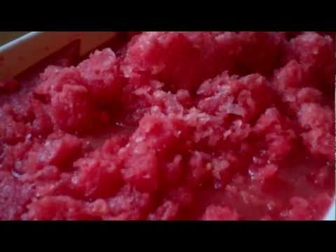 Frozen Caribbean Watermelon Treat.