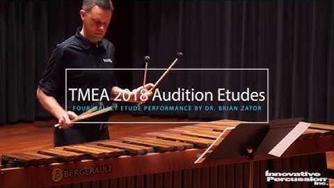 2018-2019 Texas All State Percussion Audition Four Mallet Performance