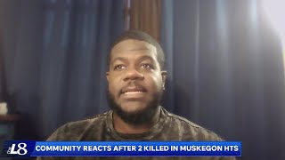Community reacts after 2 killed in Muskegon Heights