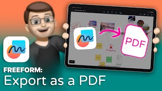Freeform: How to Export and Share a Board as a PDF  |  Complete Guide for iPad (9/9)