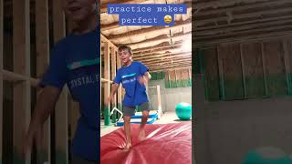 practice makes perfect 🤩 #gymnastics #mensgymnastics #doaflip