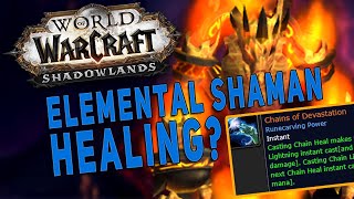 Shadowlands Elemental Shaman HEALING M+ Dungeon | +15 Halls of Atonement (2 Chest) PuG - WoW 9.0.5
