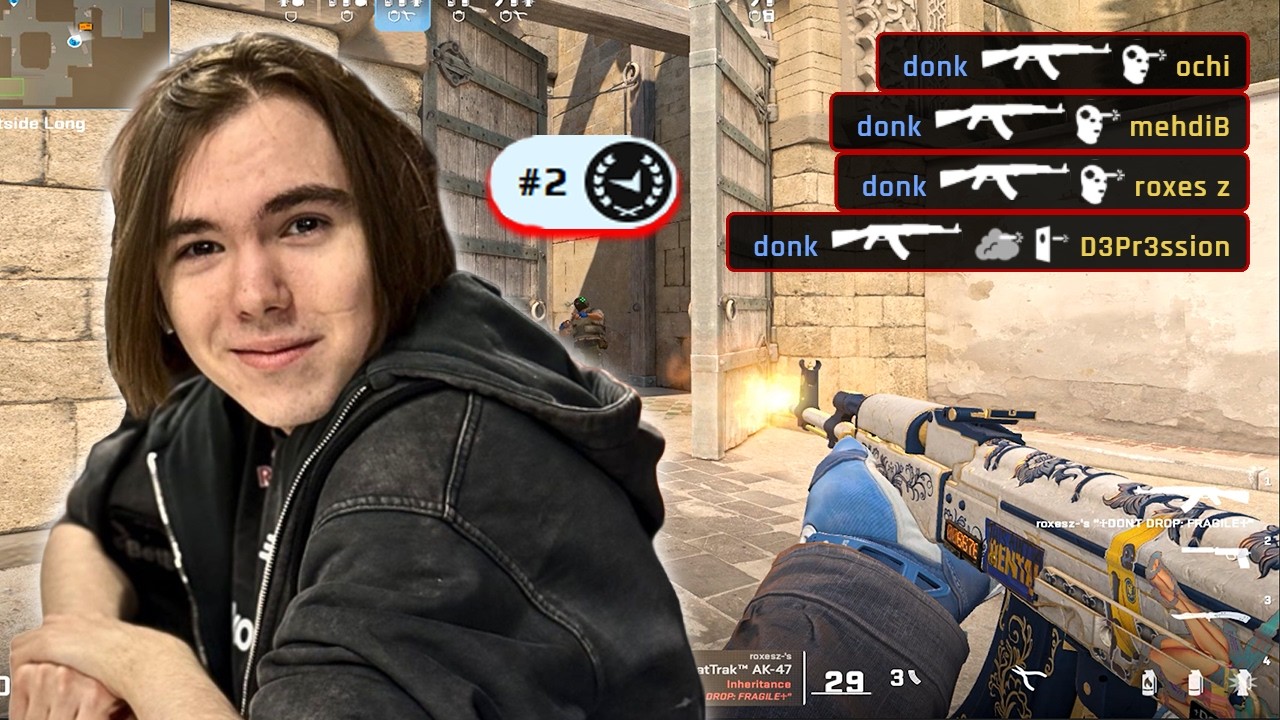 Donk Is Dominating The FACEIT Season | 34 Kills