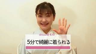 5分で完璧な着姿！？ driccoきものを購入