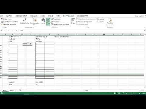 Vector en VBA excel