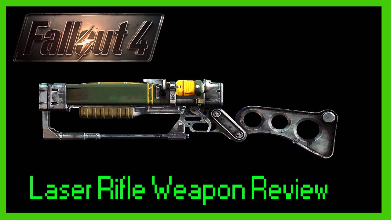Laser Rifle Weapon Review Fallout 4 YouTube