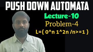 Famous Design Of PDA || Problem-4 || Lecture-10 || PDA || FLAT || TOC Profile