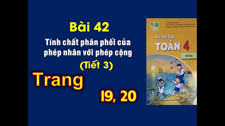 Vở bài tập toán 4 tập 2 trang 19 năm 2024