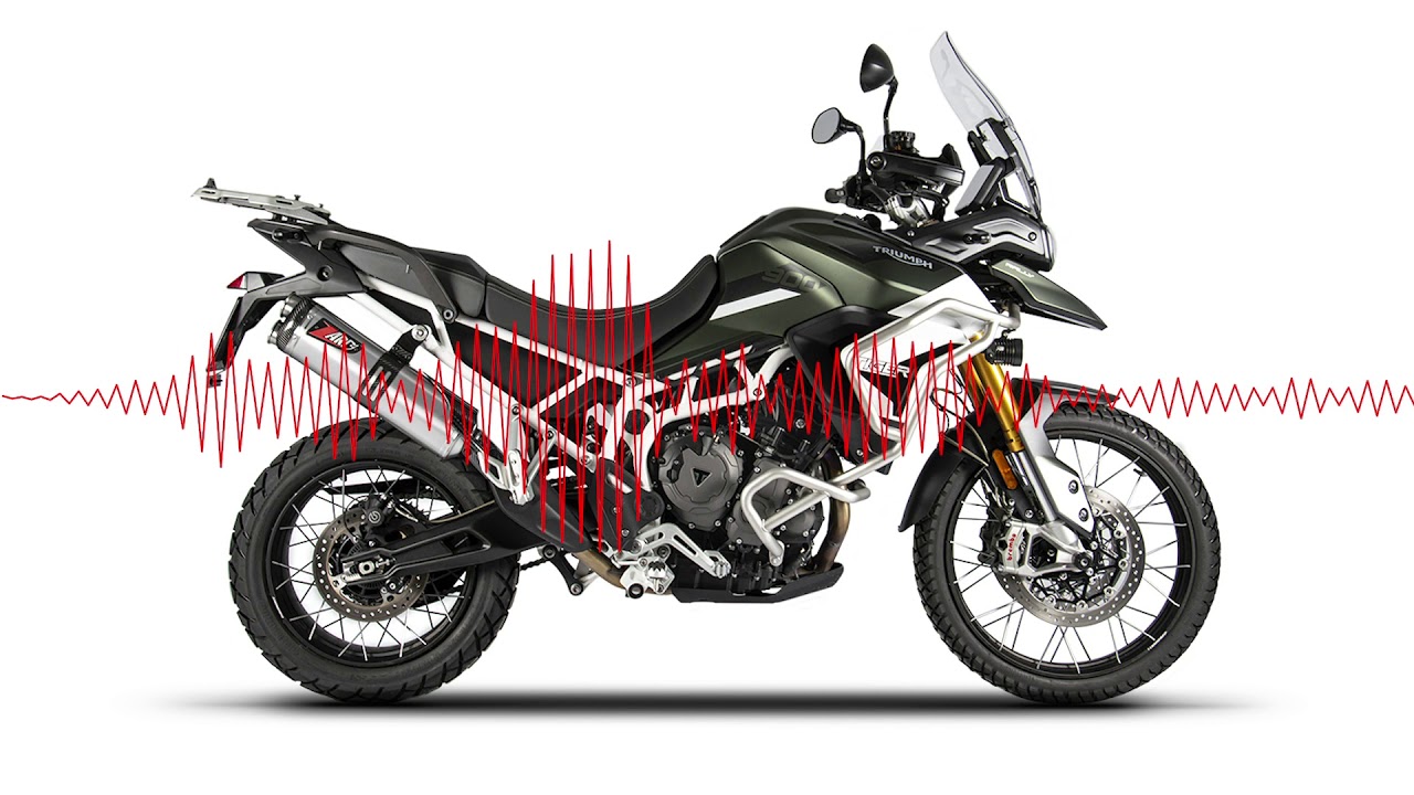 Triumph Tiger 900 with Zard exhaust Slip-on