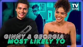 Ginny & Georgia Season 2 Cast Play Most Likely To | Antonia Gentry, Felix Mallard
