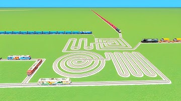 💝FOR TRAINS CROSSING CIRCLE SQUARE TRACKS CURVE ZIG ZAG RAILROAD RAILWORK BEANG DRIVE 