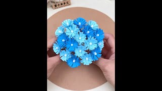 Easy Origami Daisy Craft with Kids | Spring DIY Fun #KidsCraft #Origami #SpringDIY