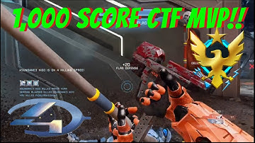 Halo MCC Flag CHAMPION in CTF on Monolith!! Max Rank H4 gameplay