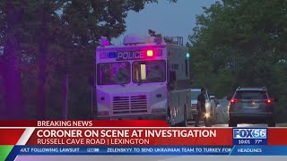 Fayette County coroner responds after search warrant