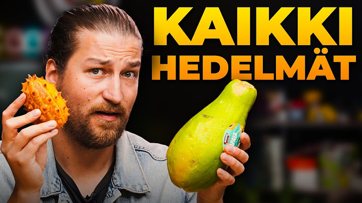 Testataan kaikki hedelmät
