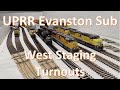 Model train layout built for operations and realism s2021e12  turnouts for staging yard throat