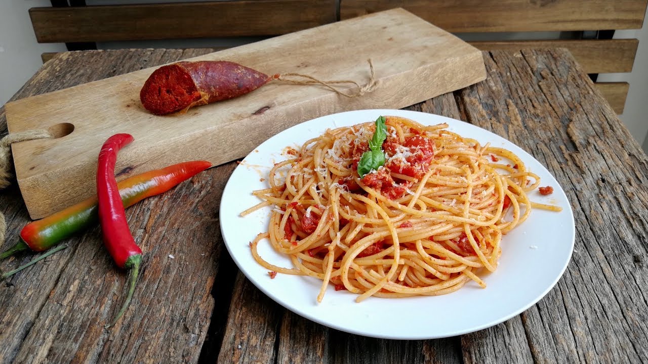 PASTA con la NDUJA fatta in