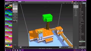 MagicaVoxel | Man at water Timelapse