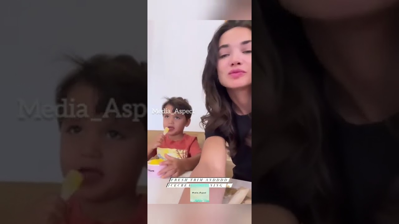 Amy Jackson with her baby recent insta story😍 