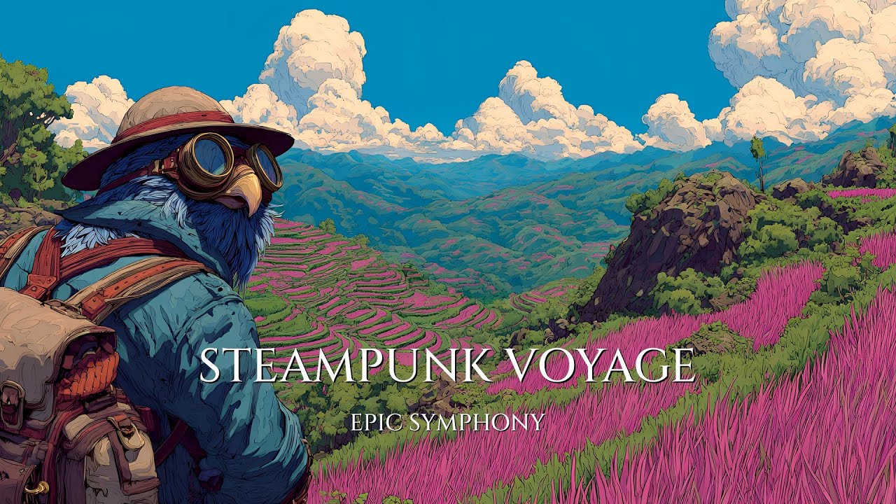 Epic Sky Quest - Steampunk Engineer & Griffin