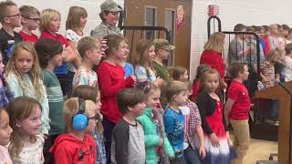 Johnstown Elementary School Salutes Local Veterans & Their Families, Nov.  10, 2023