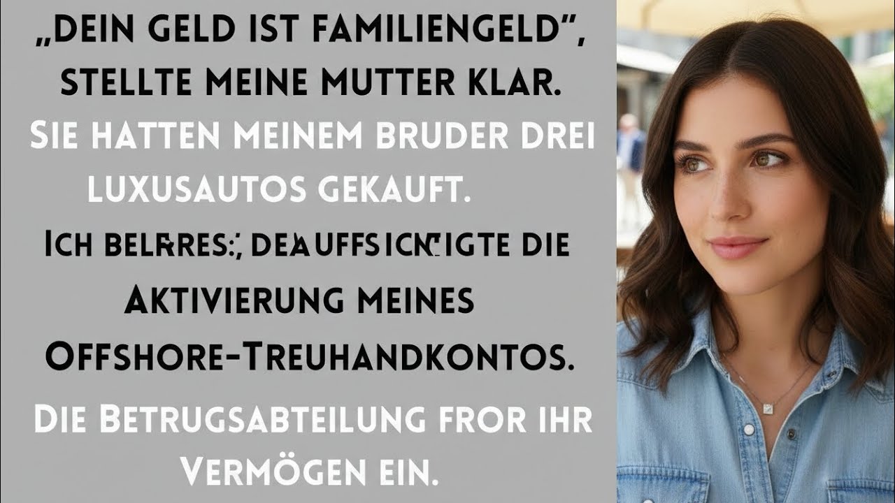 Während einer Familienbesprechung hat meine Mutter mein Konto leergeräumt – meine Privatbank hatte .
