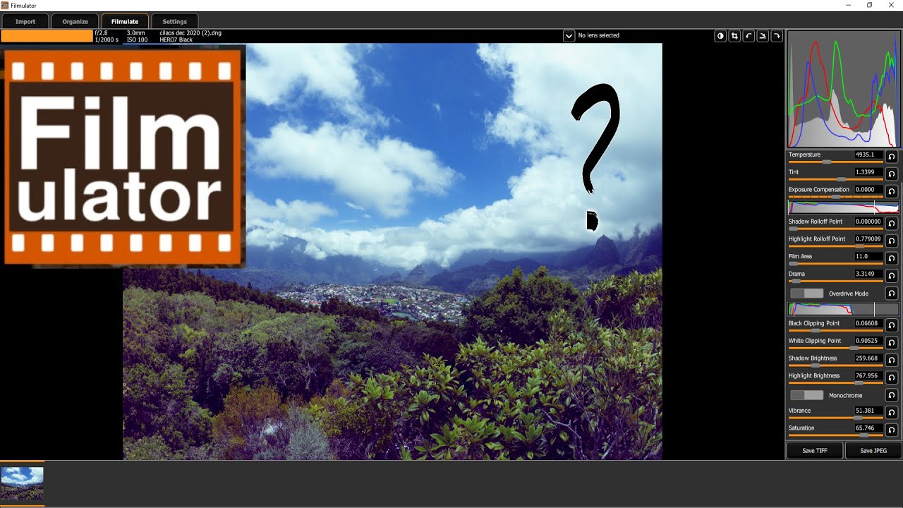 Filmulator Review. Minimalist Open Source Photo Raw Editor in 2021