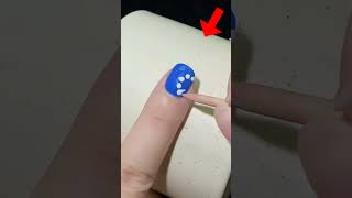 imple Blue Flower Nail Design Using Basic Tools 💙🌸 Easy Nail Art Tutorialoutput