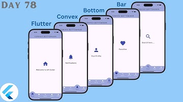 Convex Bottom Bar Flutter | Bottom Navigation Bar Flutter