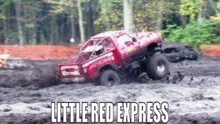 LITTLE RED EXPRESS MEGA TRUCK AT PERKINS MUD BOG