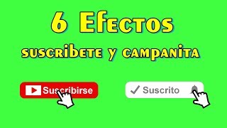 Green Screen Suscribete y Campanita - Pantalla Verde Suscribete y Campanita | Tips de Redes Sociales