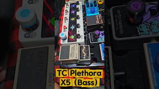 TC Electronics Plethora X5 (Bass) @tcelectronic #plethoraX5 #bass #basspedals #youtubeshorts
