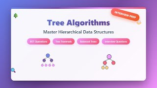 Tree Algorithms Complete Guide for Interview Prep - BST, Traversals &amp; Balanced Trees