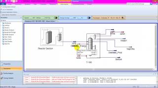 hydrocracking simulation Hysys V8.8
