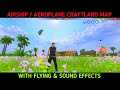 AIRSHIP/AEROPLANE FLYING & SOUND ANIMATION| CRAFTLAND TUTORIAL SCRIPT| FREE FIRE | GOLDEN FOX GAMING