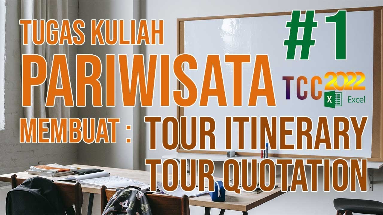 cara membuat tour itinerary