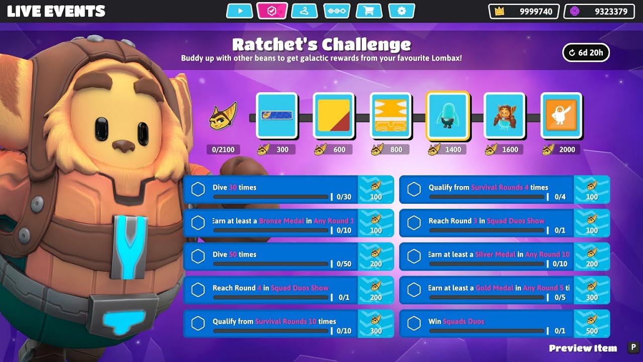 Fall Guys (48 - Ratchet & Clank Event)