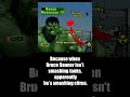 Hulk Smash... Thirst?