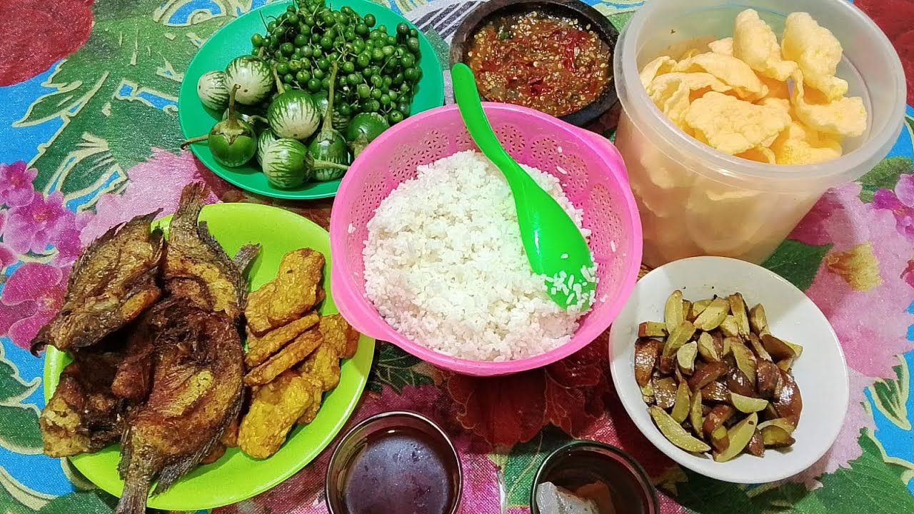 MENU BERBUKA SEDERHANA, JENGKOL, IKAN JAER, LEUNCA, SAMBEL